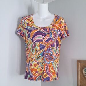 Ralph Lauren Paisley Shirt in 100% Cotton